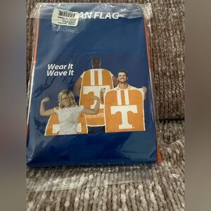 (2) Tennessee Vols Fan Flag Banner Cape NCAA 31.5" x 47" Wear It Wave It